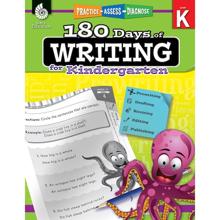 Shell Education 180 Days of Writing for Kindergarten 51523
